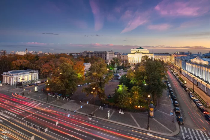 Ostrovsky Square and the monument to Catherine II. - My, Saint Petersburg, Longpost, Monument, Story, Monument to Catherine