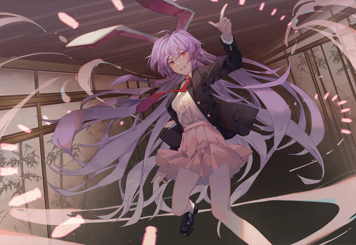 Reisen Udongein Inaba Touhou, Reisen Udongein Inaba, Anime Art, ,  , Maachi