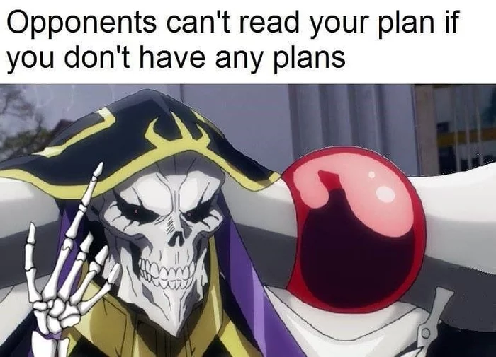 Think about it - Overlord, Аниме, Мемы, Ainz Ooal Gown, Умный негр