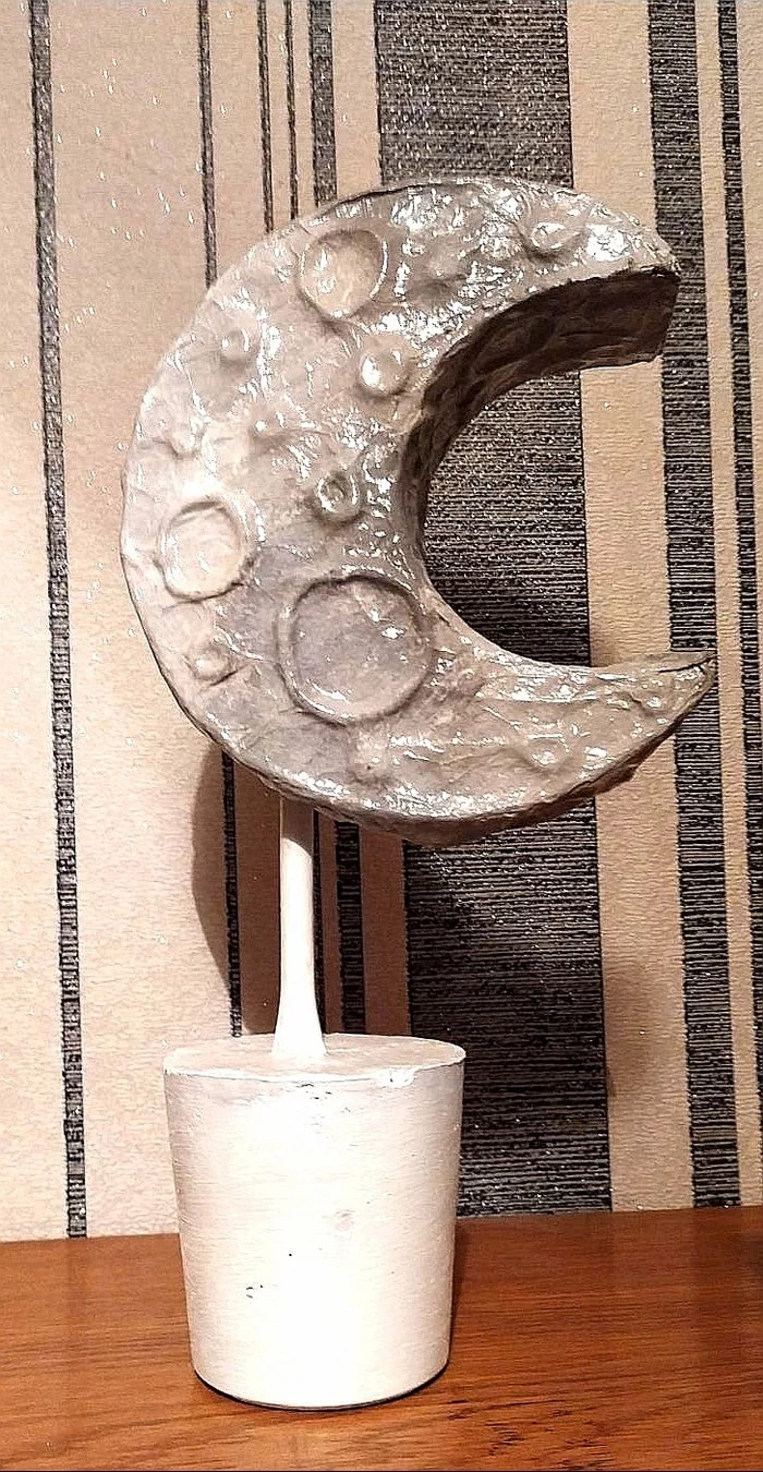 My creation 14 - moon, With your own hands, Handmade, Needlework without process, Cardboard