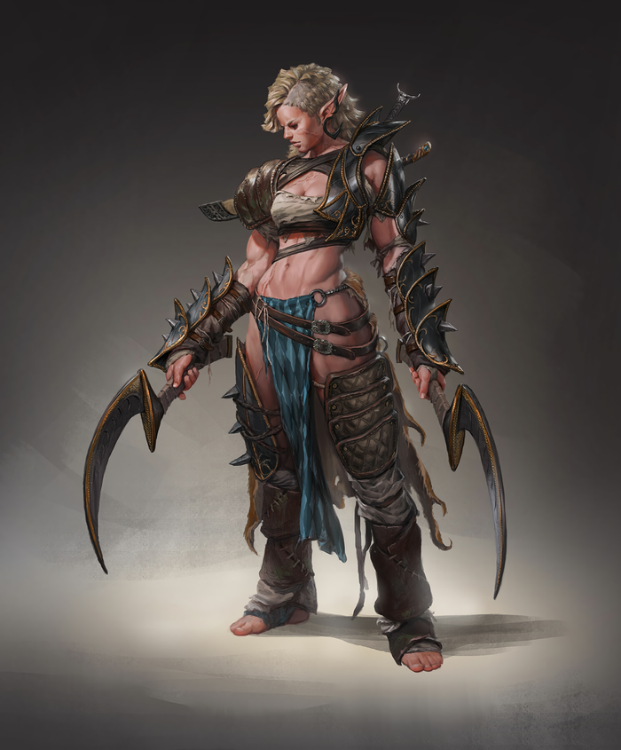 Падшая эльфийка