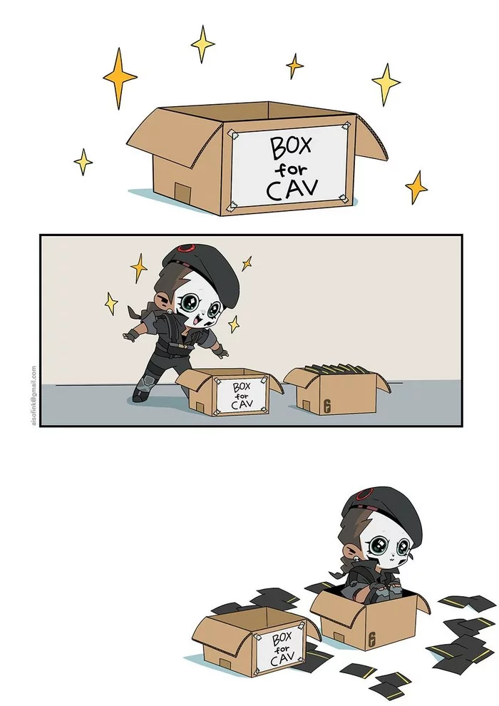 CavInBox - Tom clancy's rainbow six siege, Caveira, Doc, Milota, Comics, Longpost