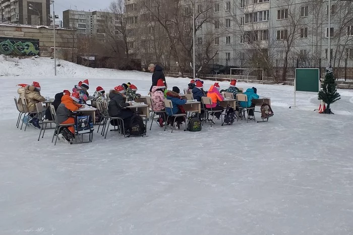 Oh, these crazy Russians ... - My, Russians, School, elementary School, New Year