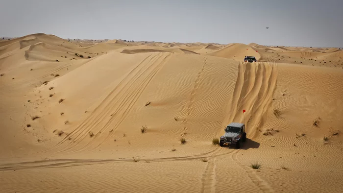 Continuation of the post “Arab adventures, part 2 - Convoy for beginners” - My, Desert, Toyota Land Cruiser, UAE, Auto Club, Video, Longpost