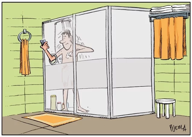 I don’t even know if it’s convenient or not - Comics, Convenience, Shower