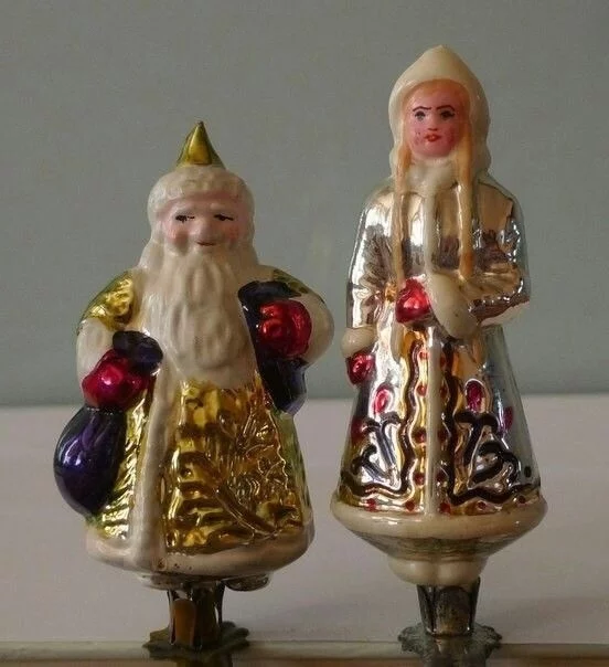 Soviet Christmas tree decorations from the 50-60s of the last century - the USSR, Made in USSR, New Year, Christmas decorations, Christmas tree, Memories, Nostalgia, Childhood, Longpost