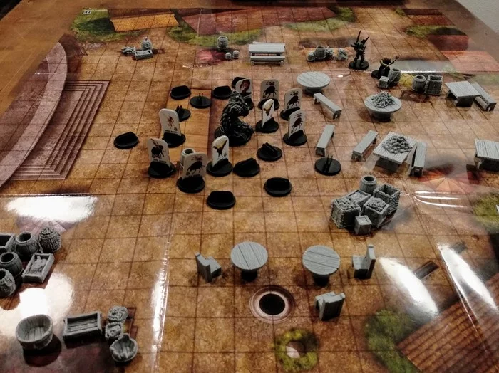 Battle in the Square - My, Dungeons & dragons, Dnd 5, Our NRI, Tabletop role-playing games, Board games