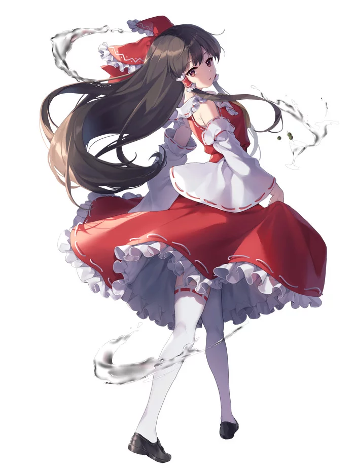 Hakurei Reimu - Touhou, Anime Art, Аниме, Hakurei Reimu, Hajin