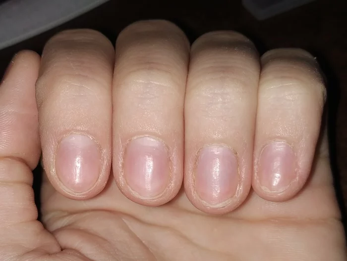 My first manicure - My, Manicure, Gel varnish, Новичок, Longpost