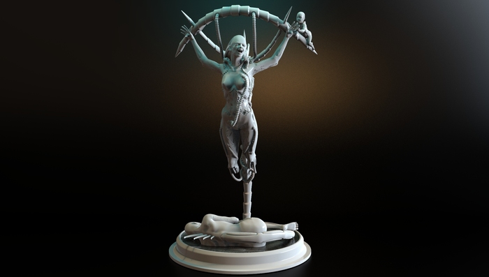 Dark Technologies. Golgotha , Zbrush, 3D, 