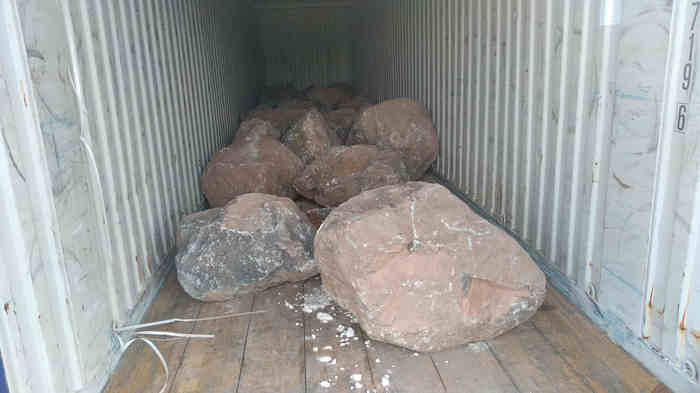 The past. Container with boulders - My, Truckers, Container, A rock, Cargo transportation, Real life story, Longpost