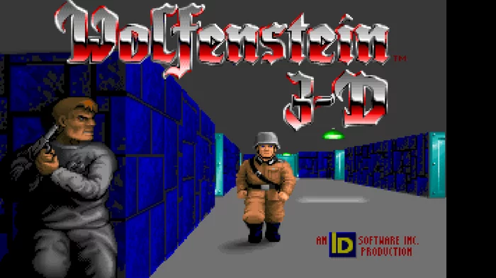 The first (almost) 3D shooter - Wolfenstein 3D - My, DOS, Retro Games, Computer games, Childhood memories, Nostalgia, Longpost
