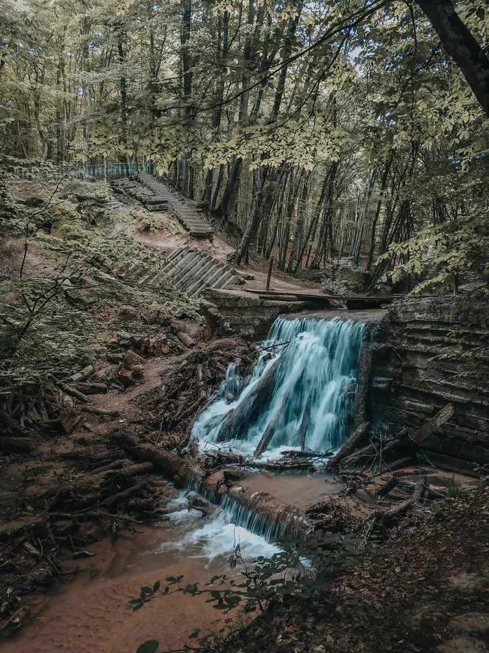 Just sharing the beauty :3 - My, The mountains, Waterfall, Forest, Stavropol, Stavropol region, Longpost, Mobile photography
