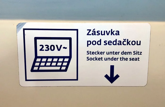 I love Czech) - My, Czech, Inscription, Power socket