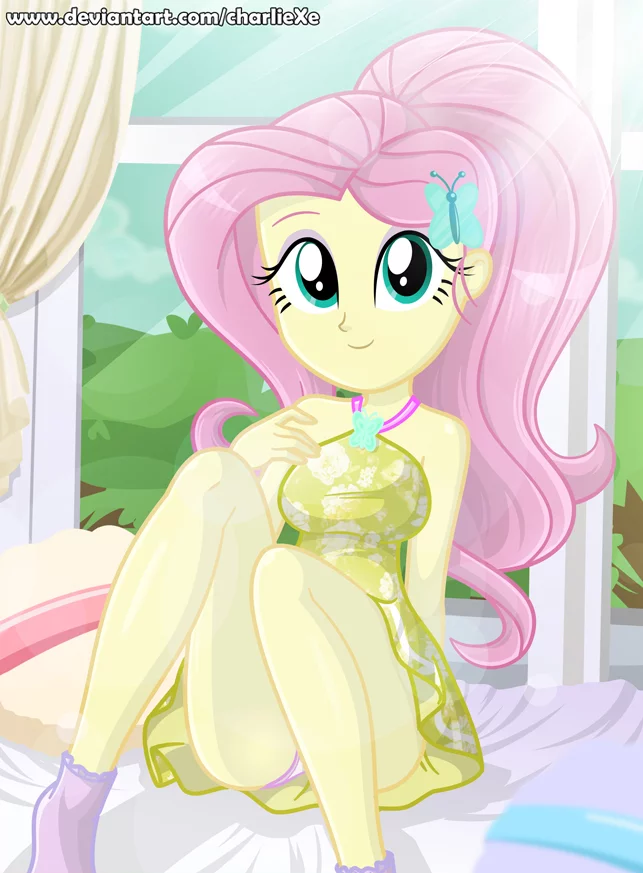 Флатти - My Little Pony, Equestria Girls, Fluttershy, MLP Edge, Charliexe