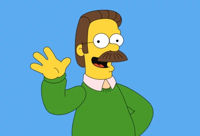 Simpsons animated series characters (9) - Copy-paste, The Simpsons, Longpost, Characters (edit), Ned Flanders