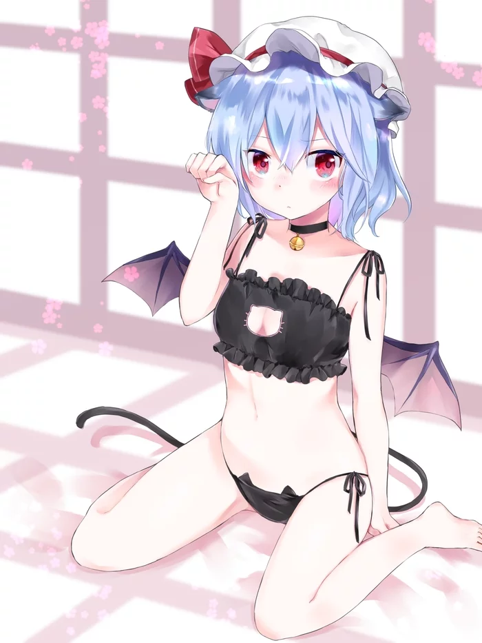 Remilia Scarlet - NSFW, Touhou, Remilia Scarlet, Anime Art, Аниме, Yurara