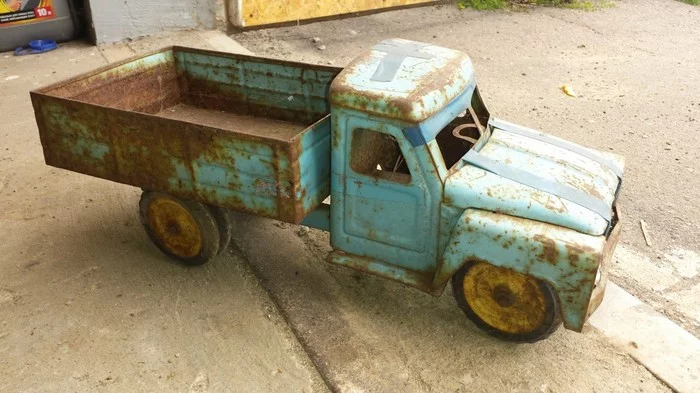 The second life of a Soviet toy truck - My, Toys, 3D печать, Longpost, Restoration, Needlework with process