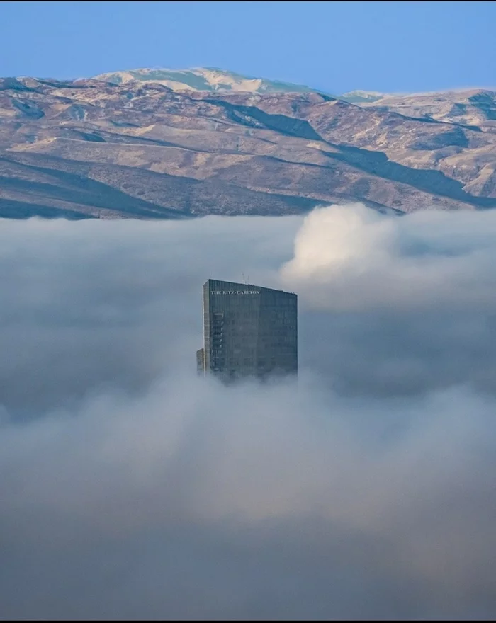 Fog in Almaty - Images, Almaty, Fog, Video, Longpost