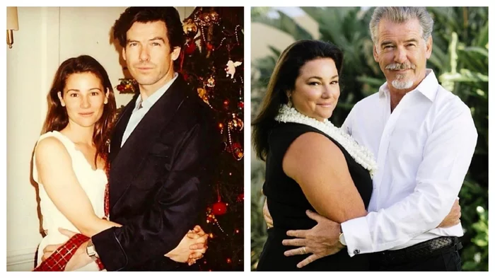 Pierce Brosnan and Keely Shaye Smith. Then and now - Pierce Brosnan, Actors and actresses, Celebrities, The photo, It Was-It Was, Relationship, Longpost