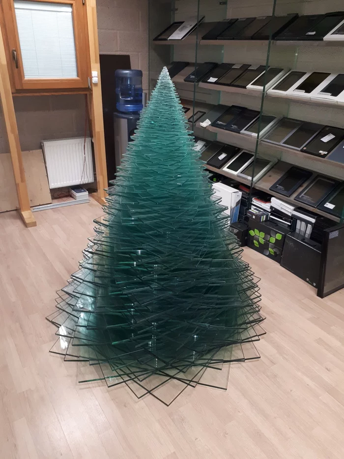 Christmas tree for the New Year - My, With your own hands, Glass, Christmas tree