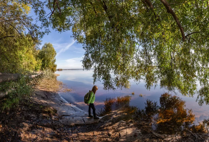 Dawn on the river bank - My, Kama, Permian, dawn, Autumn, Video, Longpost