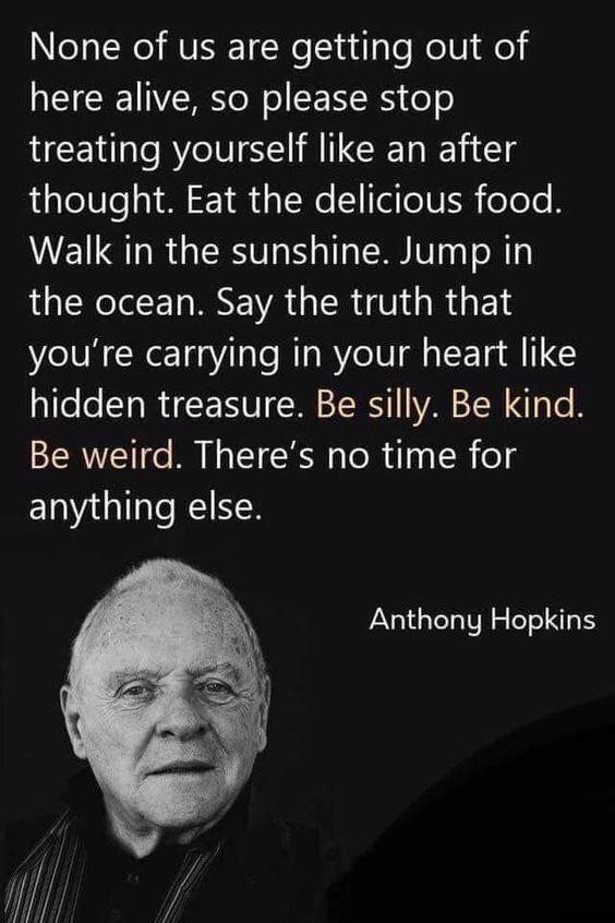 Advice from Anthony Hopkins - Reddit, Translation, Anthony Hopkins, Hollywood