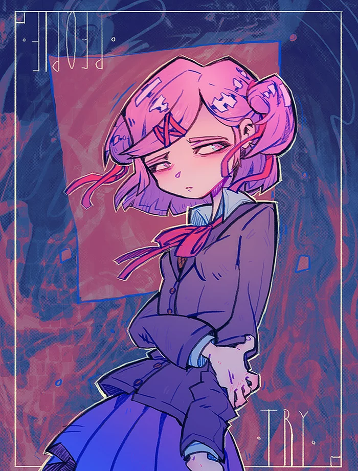 Нацуки - Аниме, Doki Doki Literature Club, Natsuki