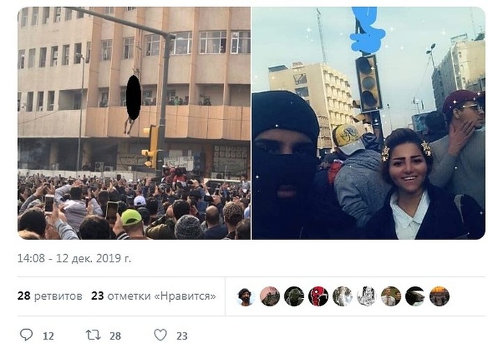 В Ираке протестующие убили подростка и подвесили над площадью