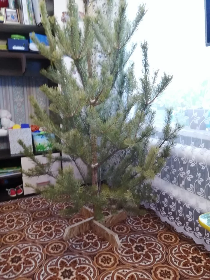DIY Christmas tree cross - My, Rukozhop, Christmas trees, New Year, Homemade, Longpost