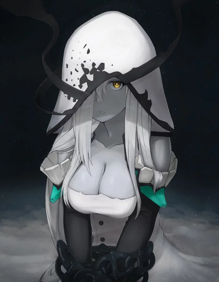 Entombed air defense guardian hime - Kantai collection, Abyssal, Anime art, Anime, Art