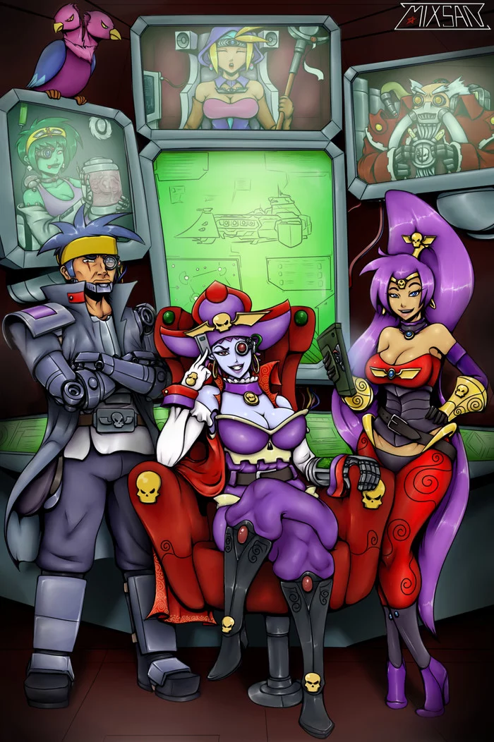 Rogue Trader Team - My, Warhammer 40k, Crossover, Rouge trader, Shantae, Wh Art, Rogue Trader