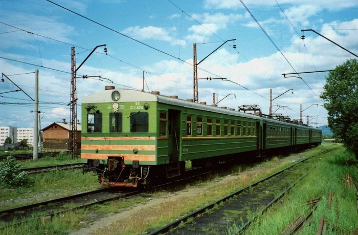 Old train - Railway, A train, Train, Apatity, Murmansk region