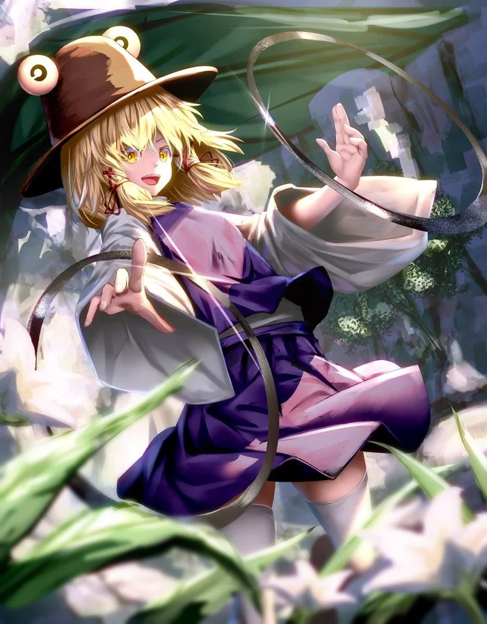 Moriya Suwako - Touhou, Moriya suwako, Anime art, Anime, Not anime, Ryosios