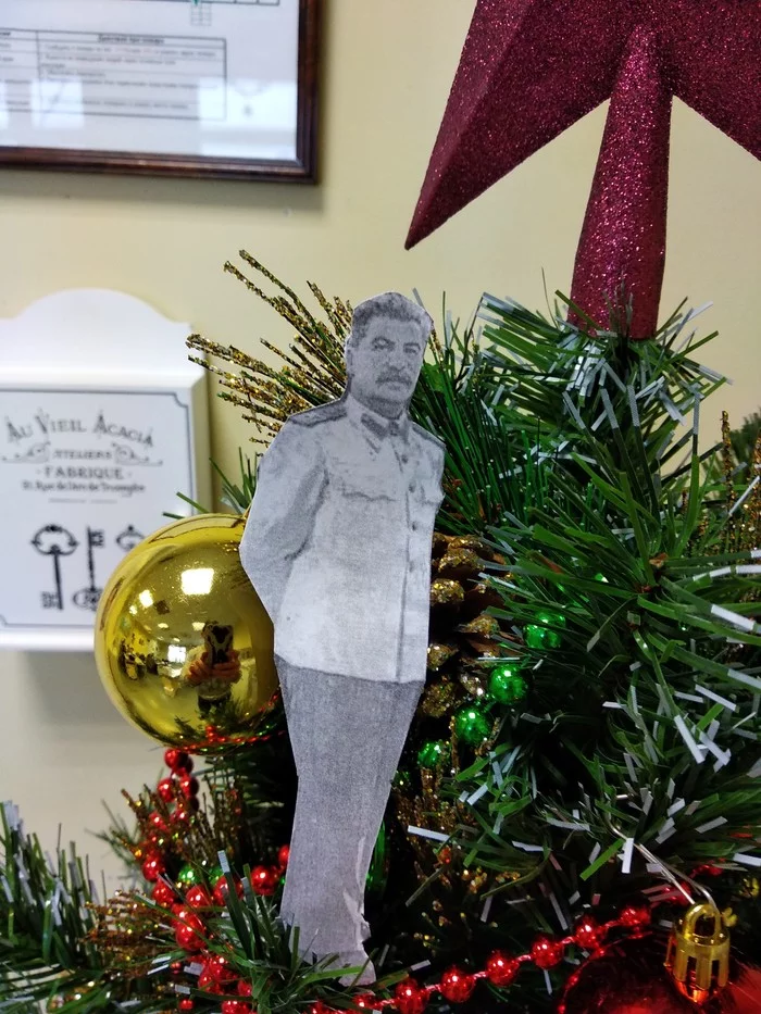 Happy upcoming, comrades! - My, Stalin, Christmas tree, Longpost