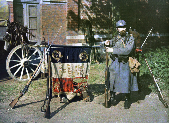 Первая мировая в цвете Первая мировая война, История, Фотография, Франция, Длиннопост