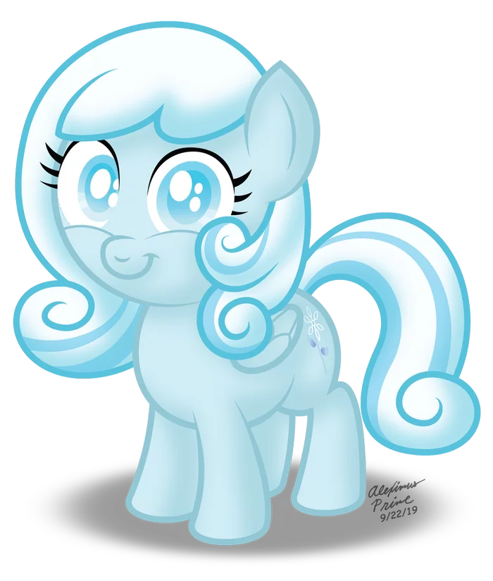 Pony really wants to see new posts - My little pony, Snowdrop