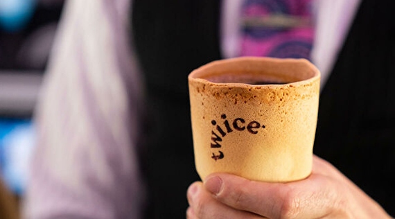 Edible cups instead of plastic - Plastic, Ecology, Waste recycling, Airline, Inventions, Longpost