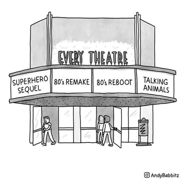 In every cinema today - Cinema, Humor, Movies