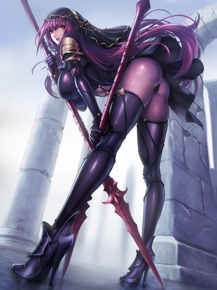 Anime Art - NSFW, Anime, Anime art, Fate grand order, Scathach