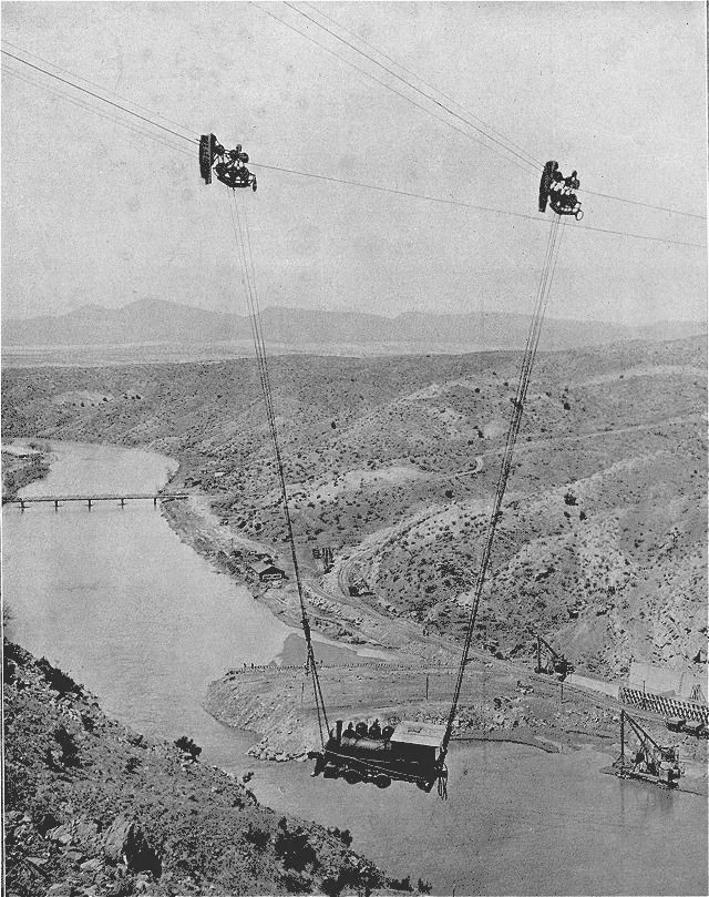 What do you know about crossings? - Railway, Locomotive, Crossing, USA, Old photo