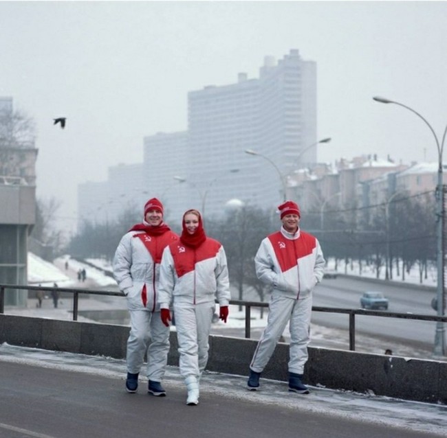 Soviet athletes - the USSR, Athletes, Olympiad, Sports uniform, 1988