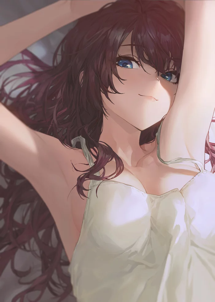 Warmth on a cold day - Anime, Anime art, The idolmaster, Shiki ichinose, Mossi