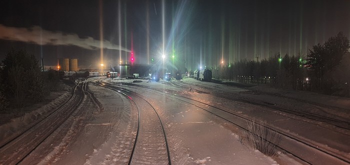 Новый год витает над депо