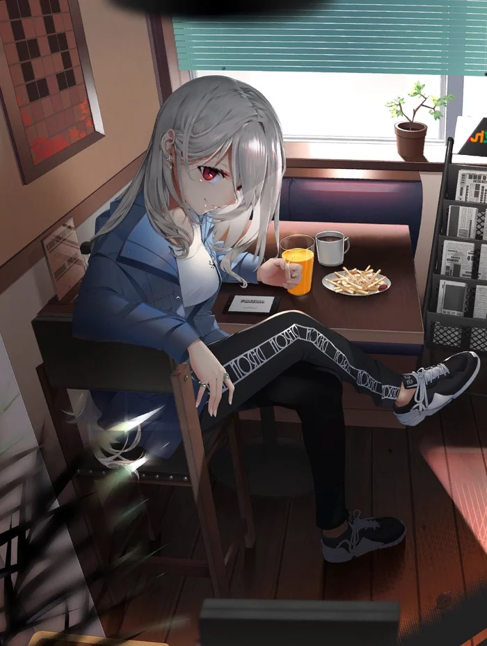 Casual date - Higuchi kaede, Virtual youtuber, Anime art, Anime