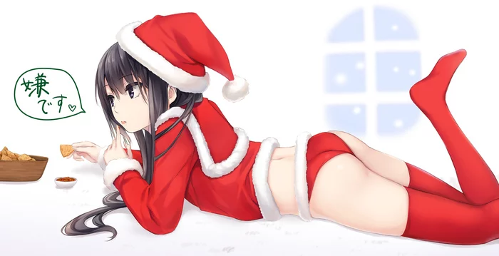 Someone will not receive gifts - NSFW, Anime, Anime art, Coffee-kizoku, Original character, Shiramine rika