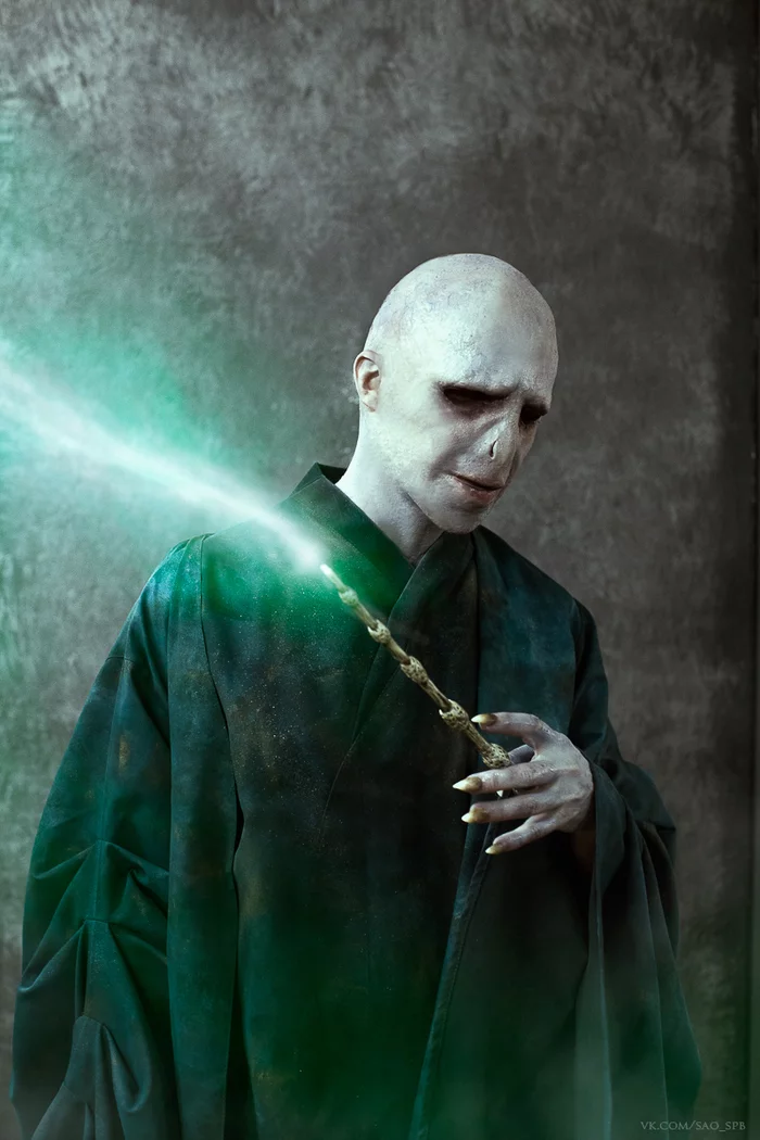 Lord Voldemort cosplay. Bonus: The Dark Lord is on the raid with his faithful servant - My, Voldemort, The Dark Lord, Severus Snape, Harry Potter, Cosplay, Longpost