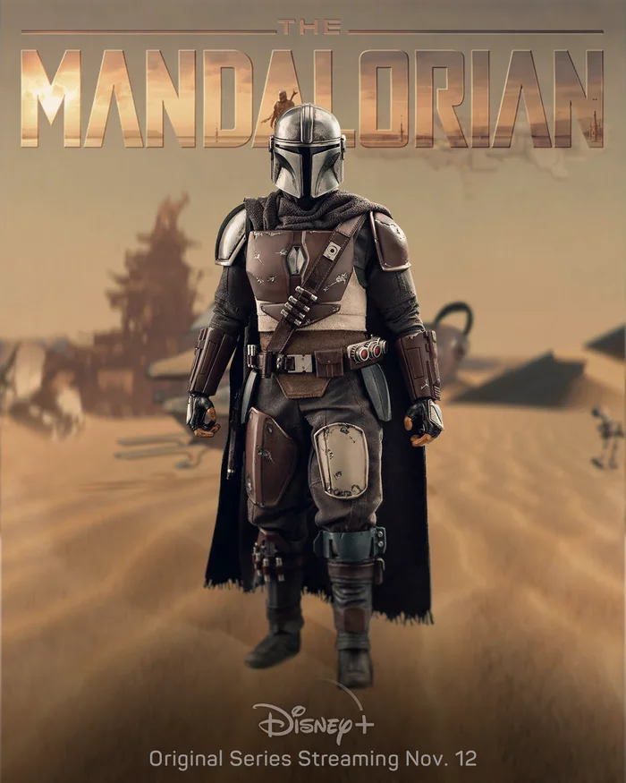 The Mandalorian - Моё, Мандалорец, Star Wars, Арт, Коллаж, Длиннопост