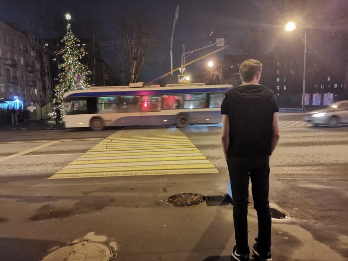 Вечерняя, новогодняя Москва