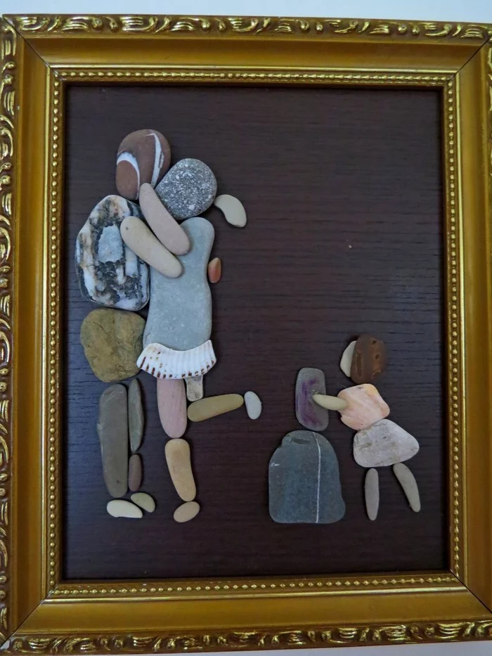life of stones - My, Pebbles, Painting, Beginner artist, Beach, Lazarevskoe